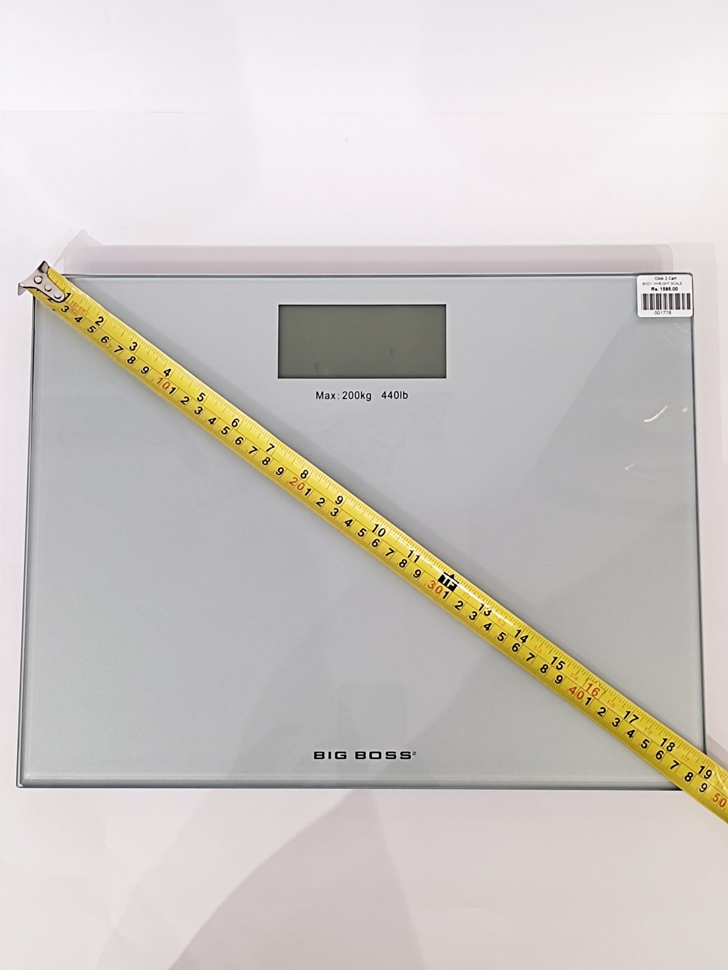 Digital Body Weight Scale (Silver)