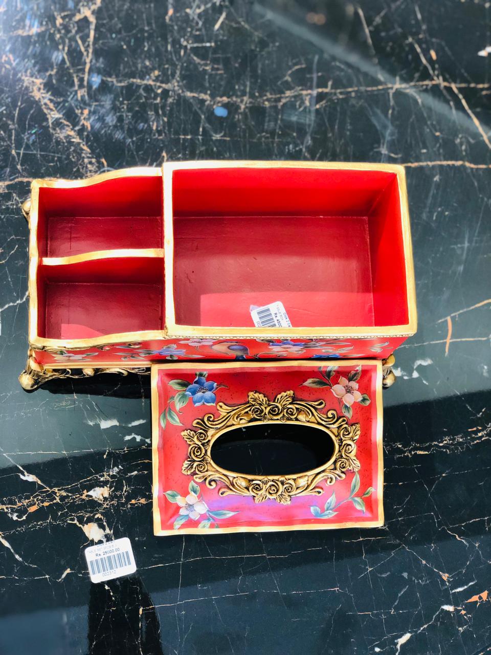 Luxurious Rectangular Resin Tissue Box