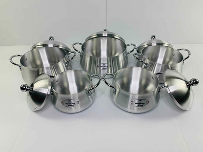 10 Pcs Belly Pot Set